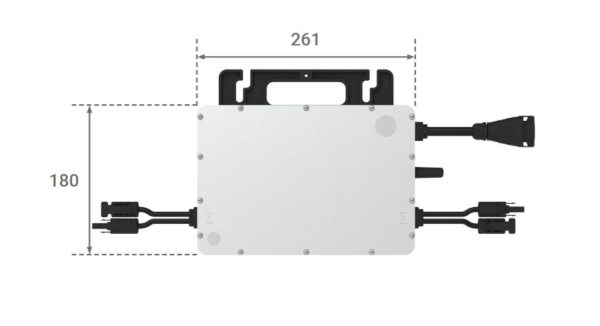 Hoymiles Mikrowechselrichter HMS-800W-2T mit integriertem WLAN – Bild 2